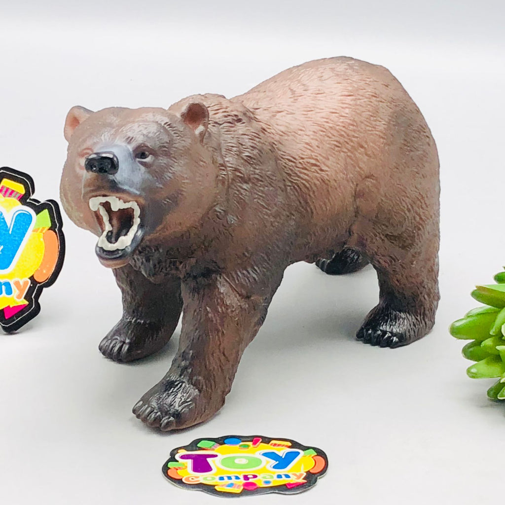 1Pc Premium Brown Bear Animal Figure Toy