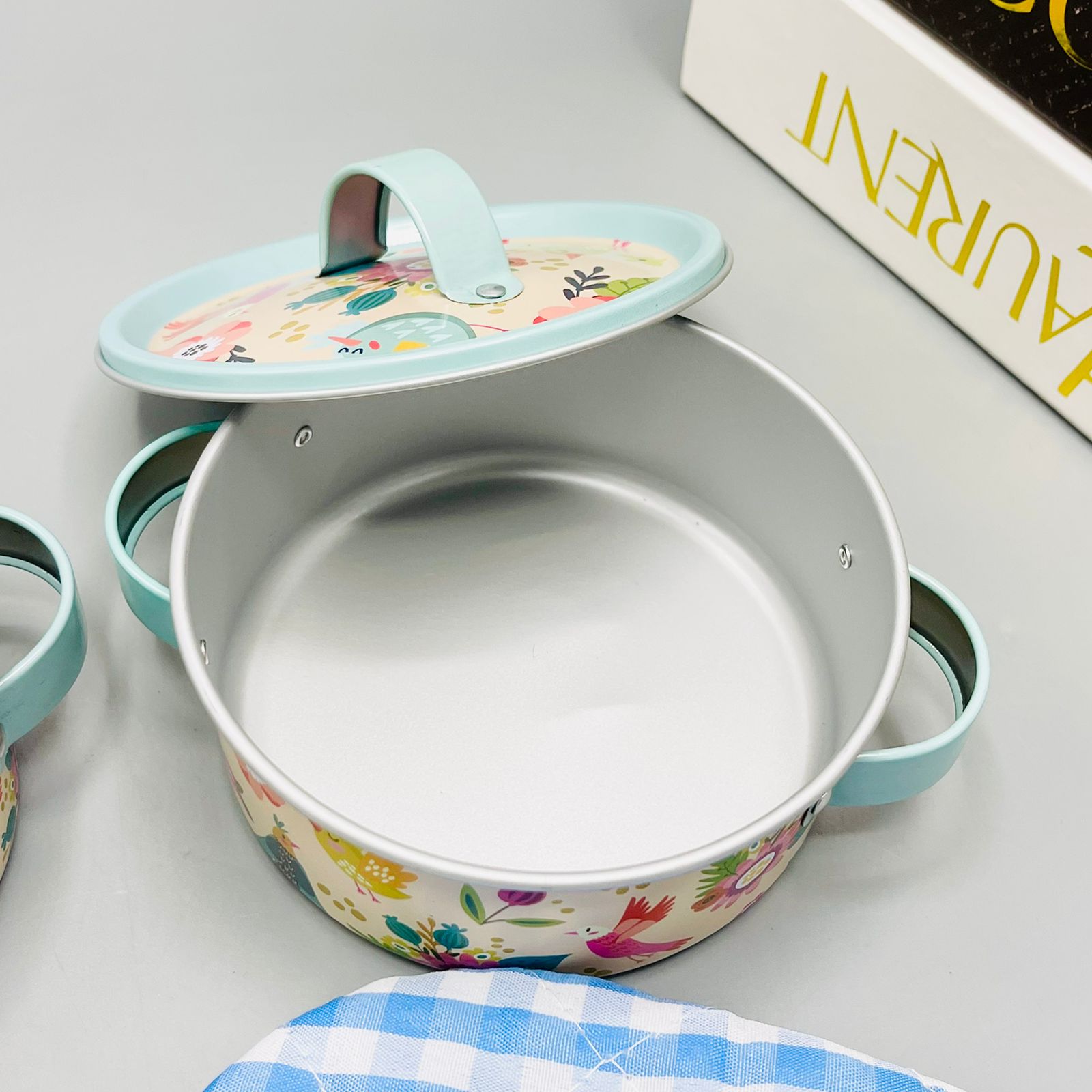 10Pcs Kids Premium Tinplate Cooking Set