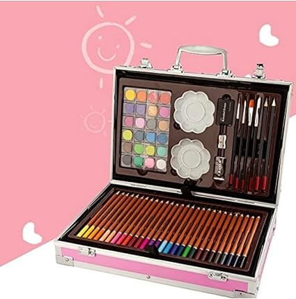 145Pcs Premium Unicorn Themed Kids Painting Kit Briefcase