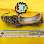 Hand-Made Traditional Khussa For Boys - Multi Brown