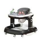 4in1 Multi-functional Baby Dino Musical Walker - Black