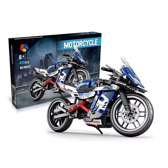 426Pcs DIY Racing Bike Lego Bricks Set