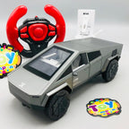 1:22 Remote Control Tesla Cyber Truck With EV Charging Station