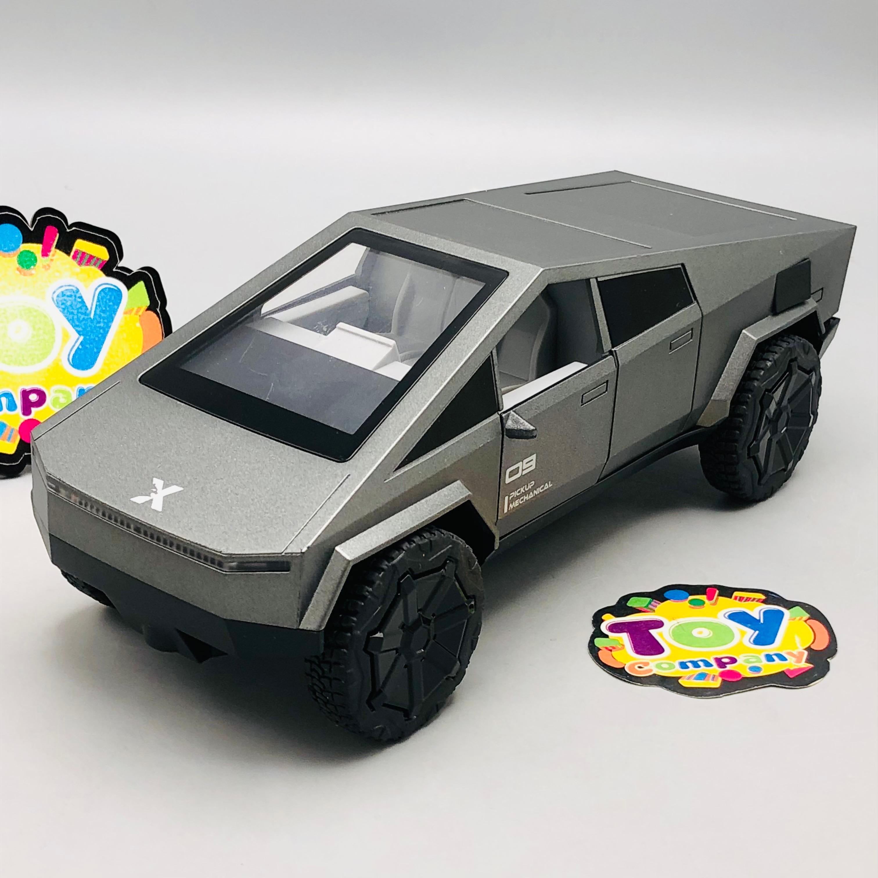 1:22 Remote Control Tesla Cyber Truck With EV Charging Station