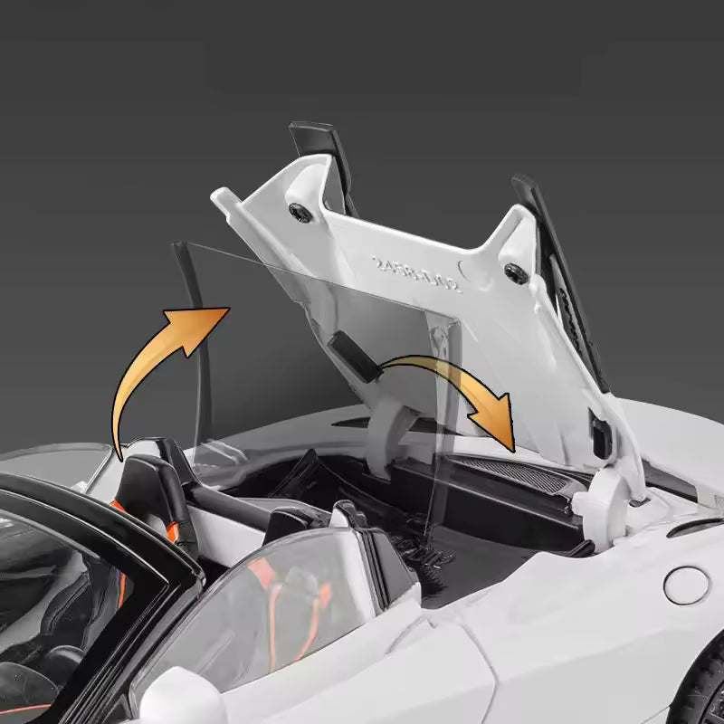 1:24 Diecast McLaren 720S Model Car With Smoke