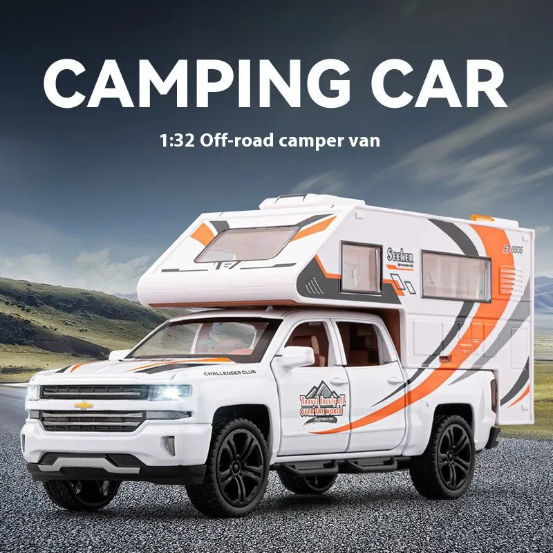 1:32 Diecast Chevrolet Camping Truck Model