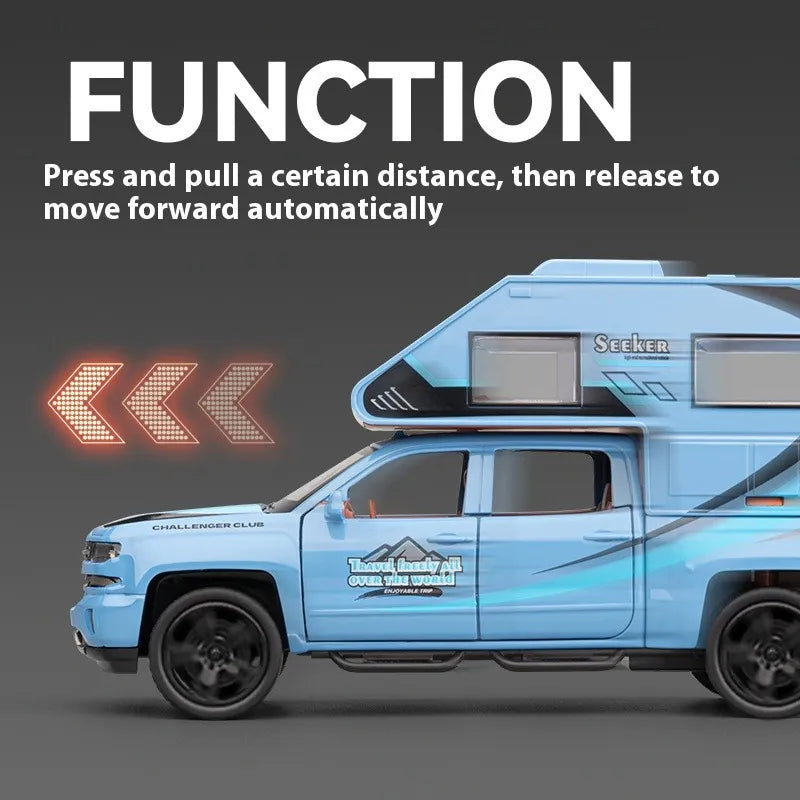 1:32 Diecast Chevrolet Camping Truck Model