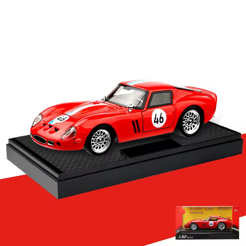 1:32 Diecast Ferrari 250 GTO Model Car With Acrylic Display Box