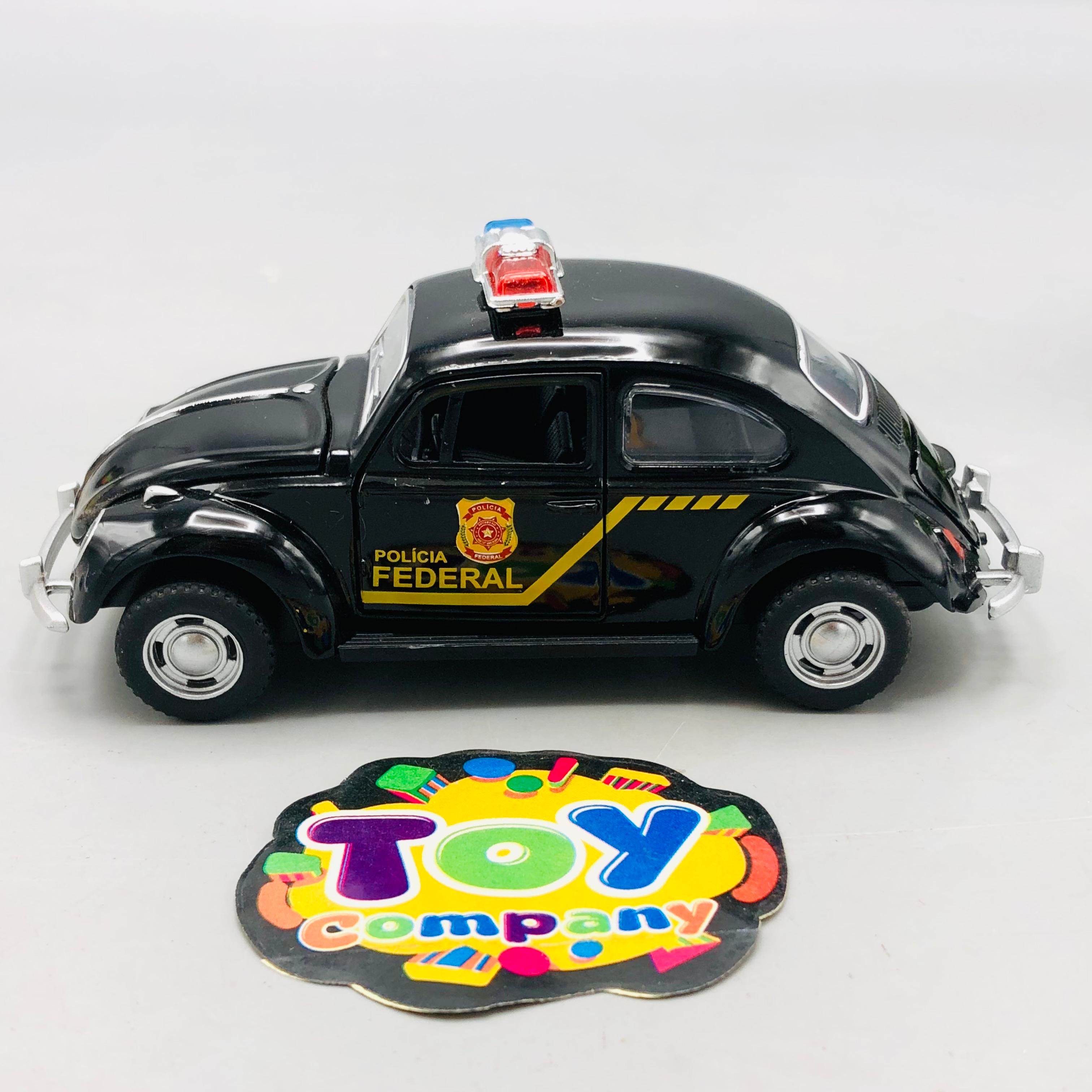 1:36 Mini Diecast Federal Police Beetle Model - 1Pc