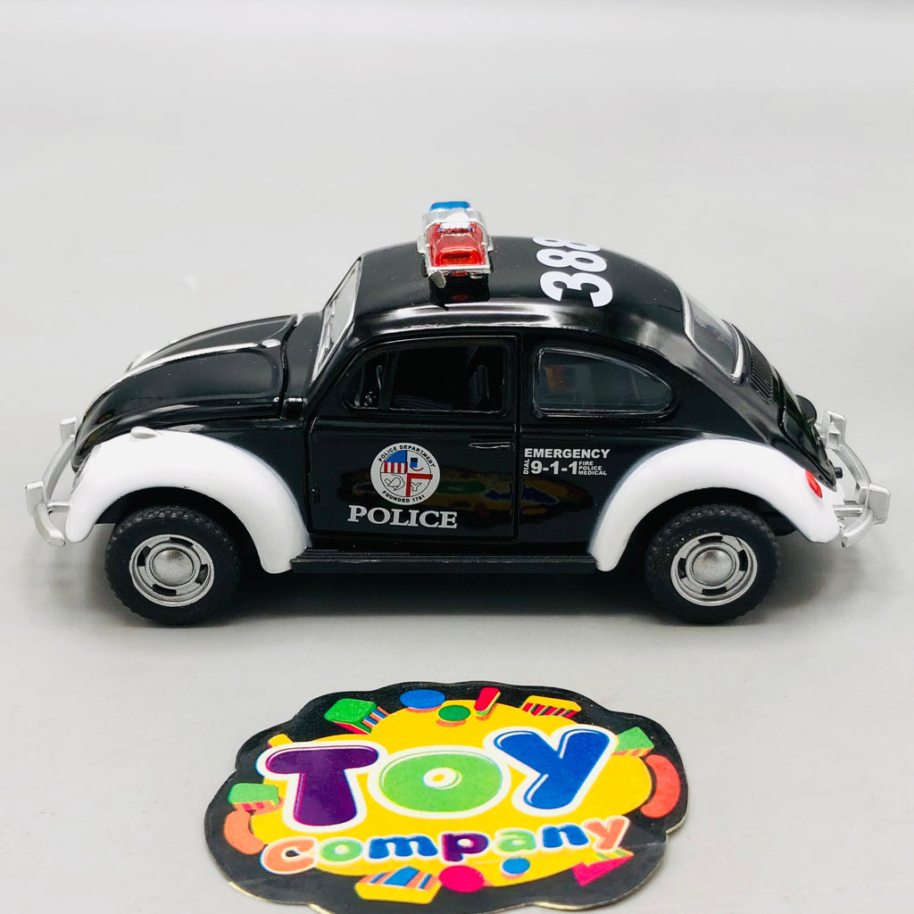 1:36 Mini Diecast Police Department Beetle Model - 1Pc
