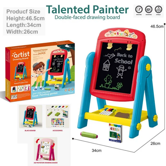 Artistic Kids Double-Sided Drawing Board