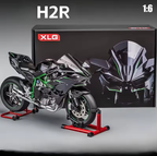 1:6 Diecast Kawasaki Ninja H2R Bootable Spray Bike