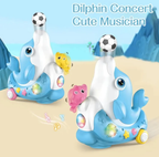 Electric Cute Ball Blowing Dolphin With Light & Music