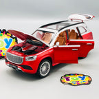 1:22 RC Diecast Mercedes Maybach GLS Model Car With Smoke