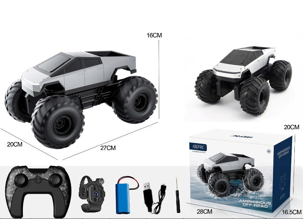 2.4GHz RC Tesla Amphibious Truck