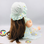 20* Inches Premium Baby Doll - Floral Dress