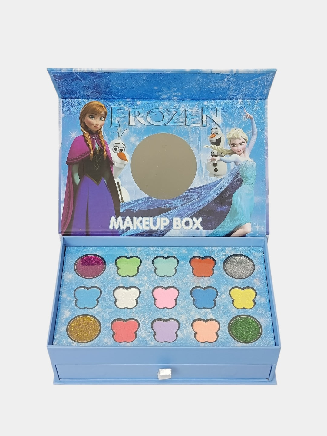 24Pcs Realistic Frozen Beauty Makeup Briefcase