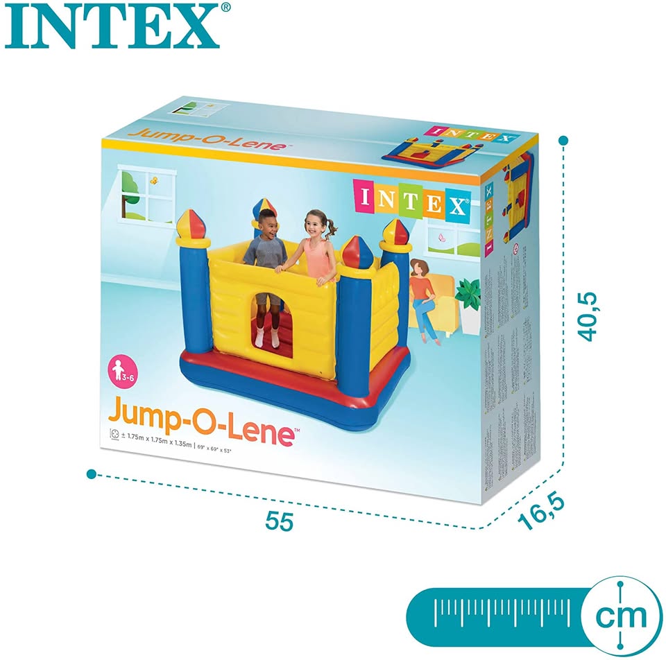 INTEX Jump O Lene ™ Castle Bouncer ( 69" X 69" X 53" )