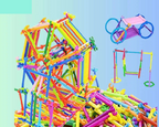 Kids Colorful Building Blocks Sticks