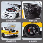 1:24 Diecast Nissan Skyline GTR-R34 S15 Model Car