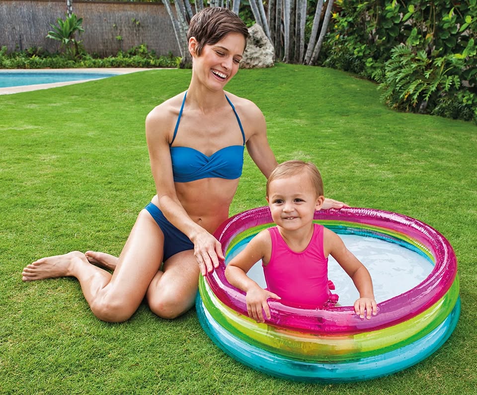 Intex Rainbow Baby Pool - 34" x 10"