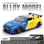 1:24 Diecast Nissan GTR R35 Model Car With Smoke