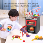 2in Multi-functional Pretend Play Oven & Cooking Bench