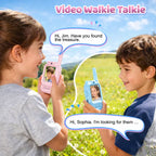2Pcs Rechargeable Kids Video Walkie Talkie