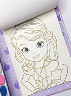 Girls Book Shape Art Color Set - Assortment