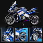 426Pcs DIY Racing Bike Lego Bricks Set