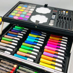 145Pcs Premium Kuromi Themed Kids Painting Kit Briefcase