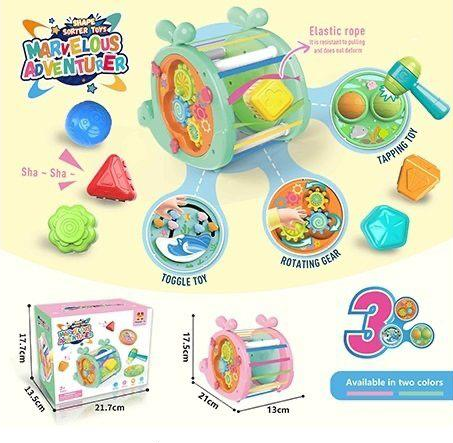 3in1 Montessori Marvelous Adventurer Busy Cube