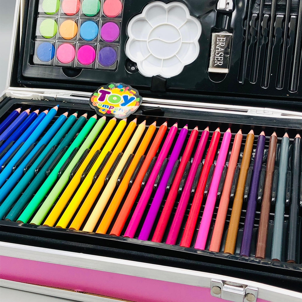 145Pcs Premium Kuromi Themed Kids Painting Kit Briefcase