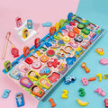 Wooden 6in1 Cartoon Character Fishing Board