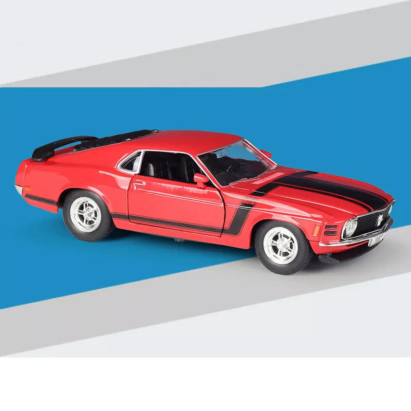 1:24 Welly Diecast 1970 Ford Mustang Boss Model Car