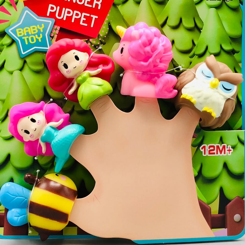 5Pcs Mermaid Themed Finger Puppet