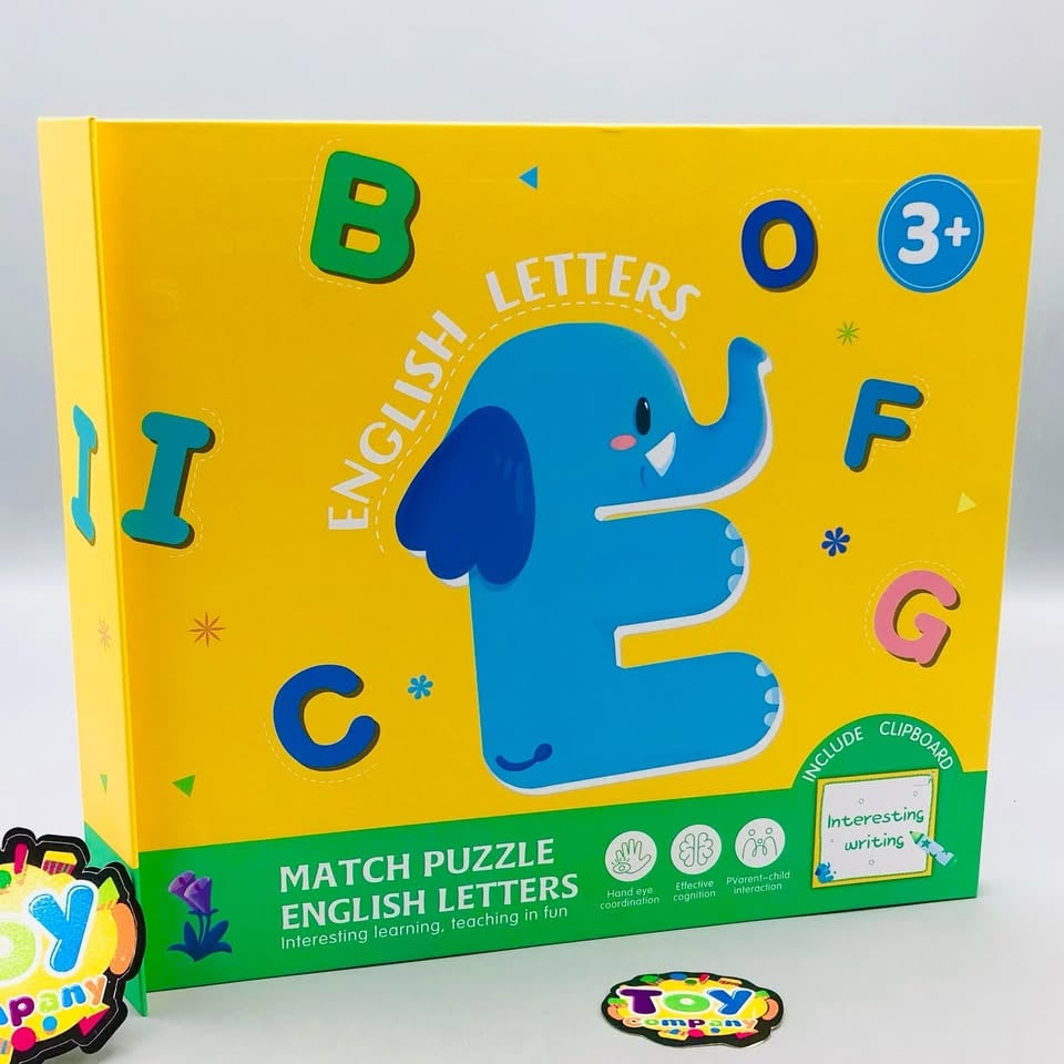 2in1 Montessori English Letters Puzzle Game