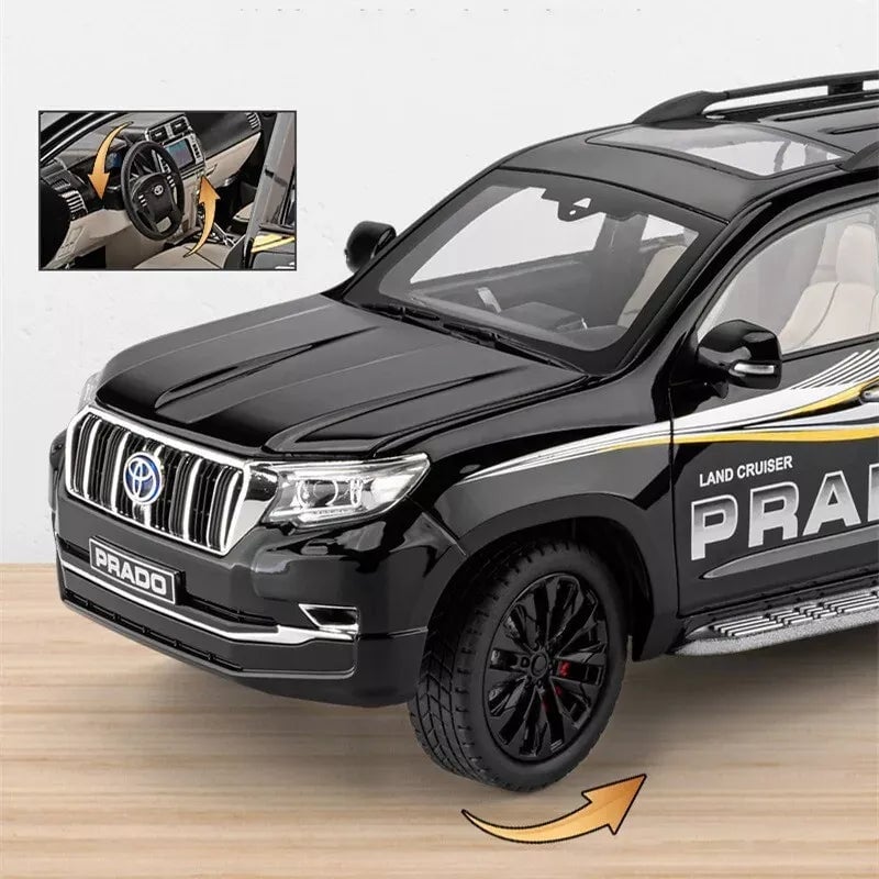 1:18 Diecast Land Cruiser Prado Model Car