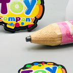 1Pc Cartoon Design Large Pencil With Eraser