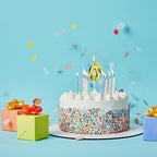 Number 0 Crown Designed Birthday Candle