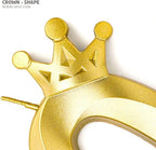 Number 0 Crown Designed Birthday Candle