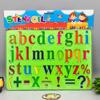 a-z Small Alphabet & Signs Stencil Set