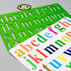 a-z Small Alphabet & Signs Stencil Set