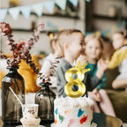 Number 8 Crown Designed Birthday Candle