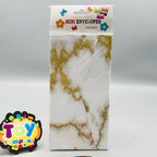 10Pcs Mini Marble Design Paper Envelop Set