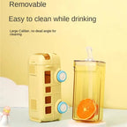 270gms 500ml Cute Bus Design Kids Water Bottle - Yellow