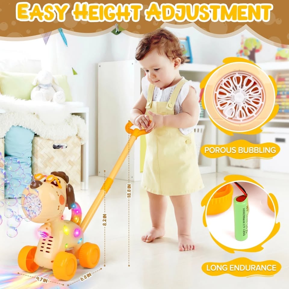 Rechargeable Cute Pet Dog Bubble Machine