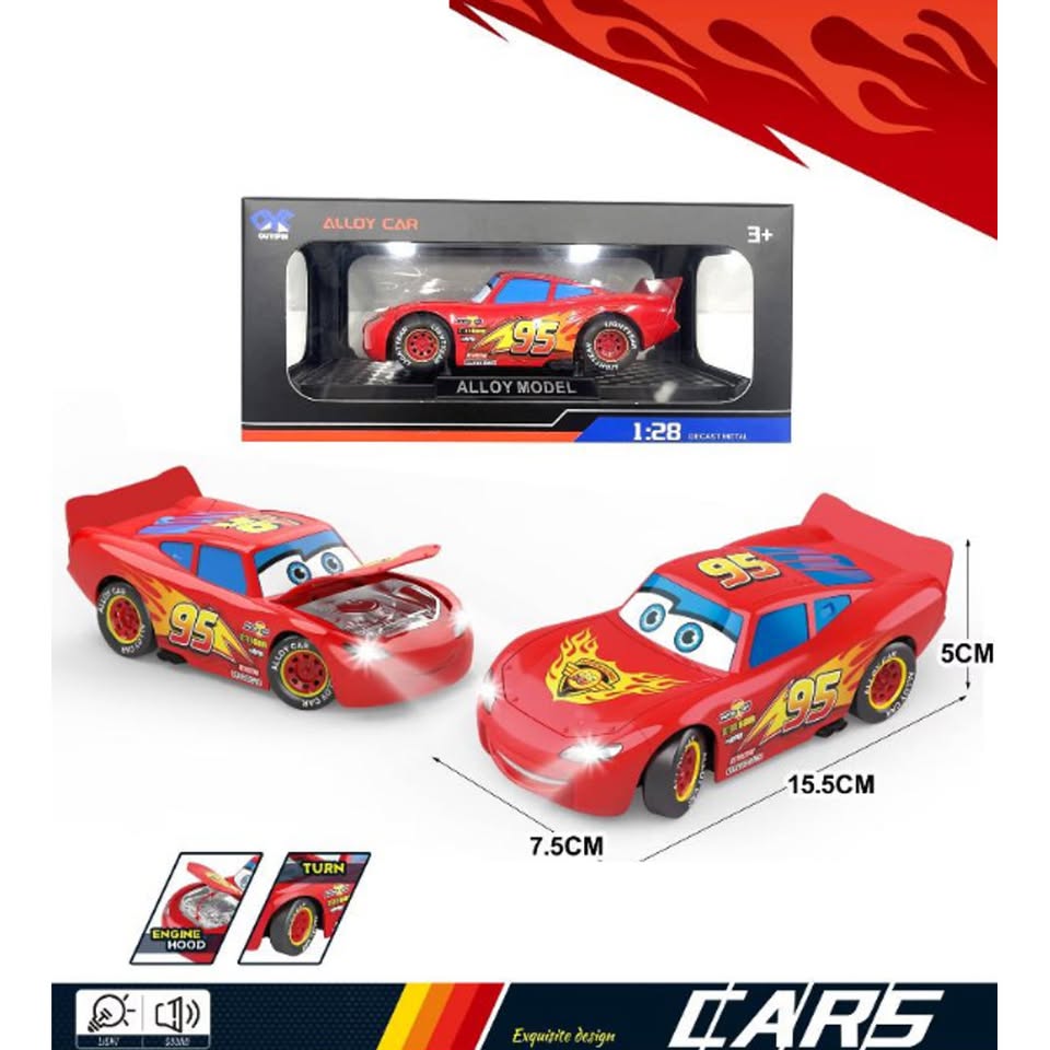 1:28 Diecast McQueen Model Car
