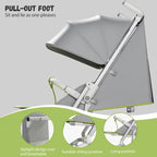 Premium Foldable M9 Baby Stroller Pocket Cart - Gray