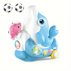Electric Cute Ball Blowing Dolphin With Light & Music